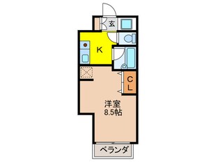 クレールメゾンの物件間取画像